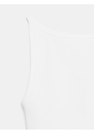Dilvin 32774 Halter Yaka Top-beyaz