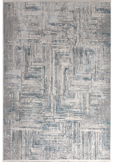 Madrid 1005 Mavi Halı Kilim Kaymaz Taban Salon Mutfak Kesme Yolluk Makine Halısı Mavi