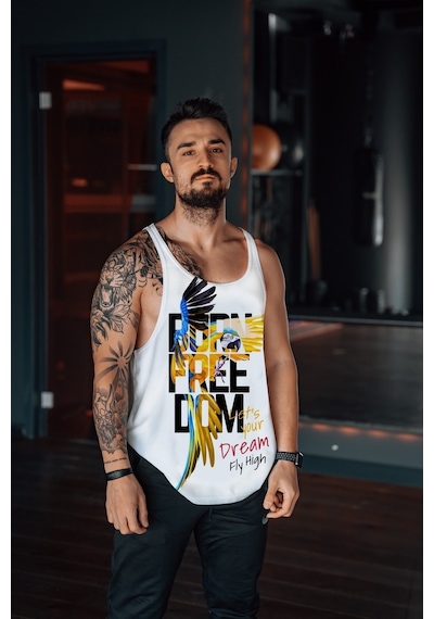 Ndrsports Fitness Atlet Tank Top Dijital Baskı (530689047)