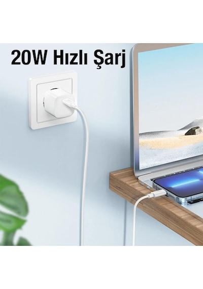 Hoco X88 20w Type-c To Apple     Uyumlu iPhone Lightning Hızlı Data Ve Şarj Kablosu- 5775