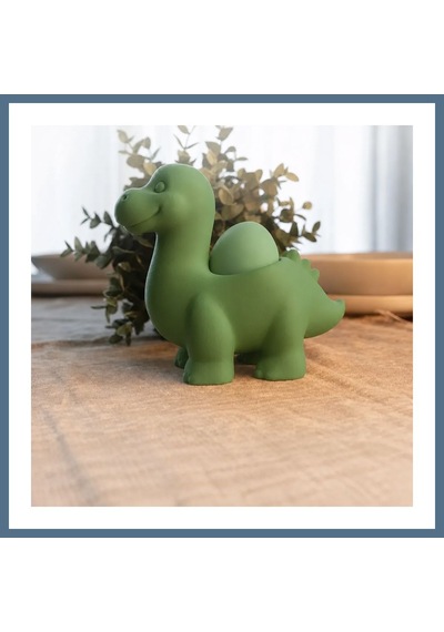 Buradabulabilirsin 3d Baskı Dinozor Yumurtalık - Sevimli Eggosaurus Yumurta Tutucu-yeşil Bbz