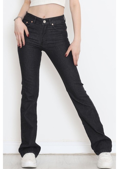 Mokashopin - İspanyol Paça Kot Pantolon Füme - 18201.1431. 001
