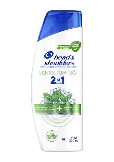 Head & Shoulders Mentol Ferahlığı 2in1 Şampuan 300 Ml 2 Adet