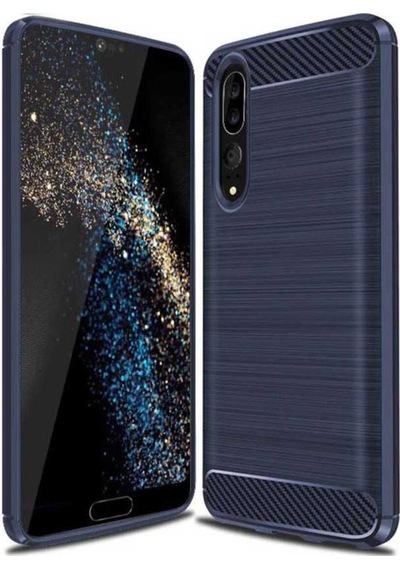 Huawei P20 Pro Kılıf Zore Room Silikon Kapak Lacivert