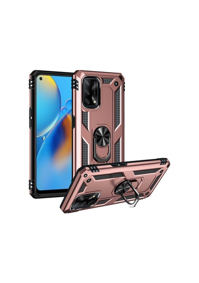 Oppo A74 4g Kılıf Zore Vega Kapak Rose Gold