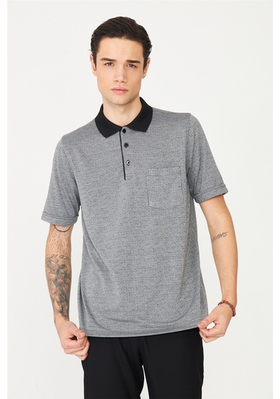 Siyah Polo Yaka T-Shirt