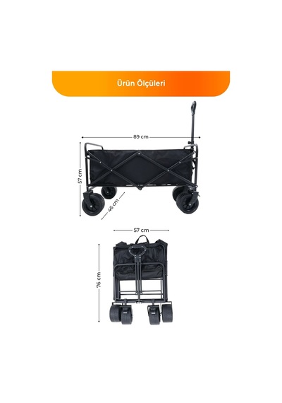 Kuzeylife Rover Wagon Masalı Portatif Taşıma Arabası