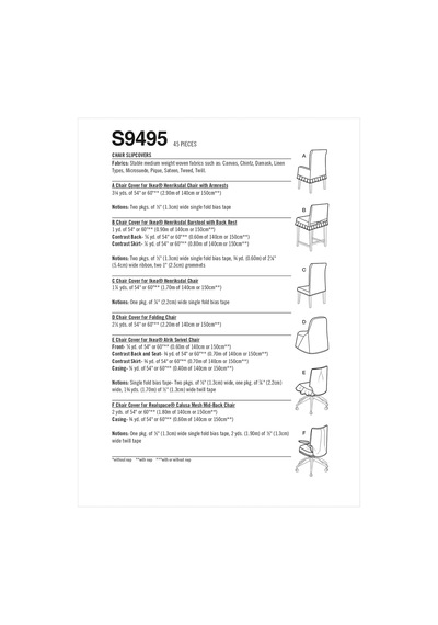 Chair Slipcovers-one Sıze -ss9495os Çok Renkli