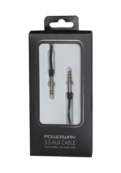 Powerway Aux Kablosu - Siyah Ax01