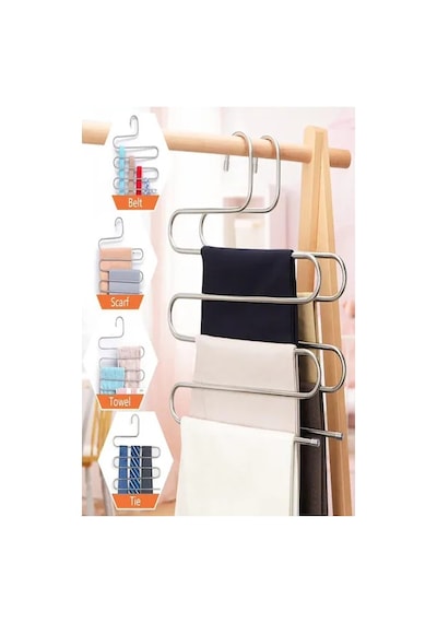 Veraura Lifestyle Krom Pantolon Askısı