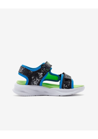 Skechers Sola Glow Sandal - Aquatastic Büyük Erkek Çocuk Siyah Işıklı Sandalet 401672l Bblm Siyah Skechers Sola Glow Sandal - Aquatastic Büyük Erkek Çocuk Siyah Işıklı Sandalet 401672l Bblm Siyah