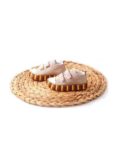 Papuçcity 02851 Unisex Çocuk Bebe Renkli Keten Konvers Ayakkabı 001