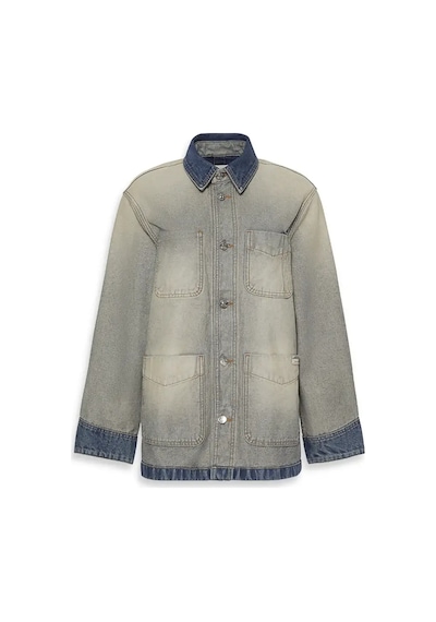 Calvin Klein Chore Jacket Insıde, Yyd Gri Kadın Ceket