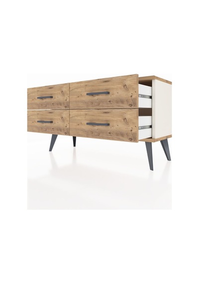 Arges Şifonyer 4 Raflı 88x30x48 Aytaşı-çam Çam Arges Şifonyer 4 Raflı 88x30x48 Aytaşı-çam Çam