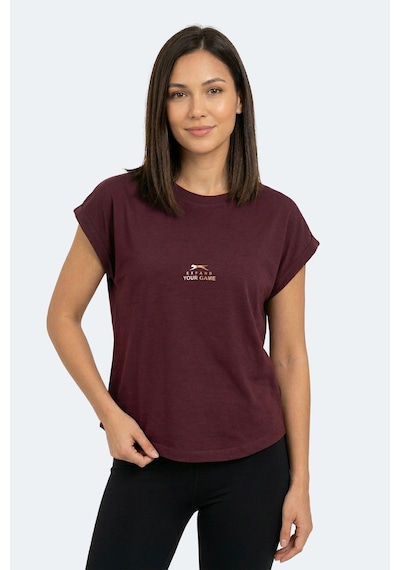 Slazenger Kapa Kadın Mürdüm Tişört