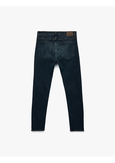 Koton Normal Bel Pamuklu Slim Fit Jean Pantolon - Brad Jean İndigo Stone 6wam40018nd İndigo - Taş Koton Normal Bel Pamuklu Slim Fit Jean Pantolon - Brad Jean İndigo Stone 6wam40018nd İndigo - Taş