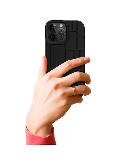 Apple Uyumlu iPhone 14 Pro Max Kılıf Rubicon Desenli Silikon Kapak
