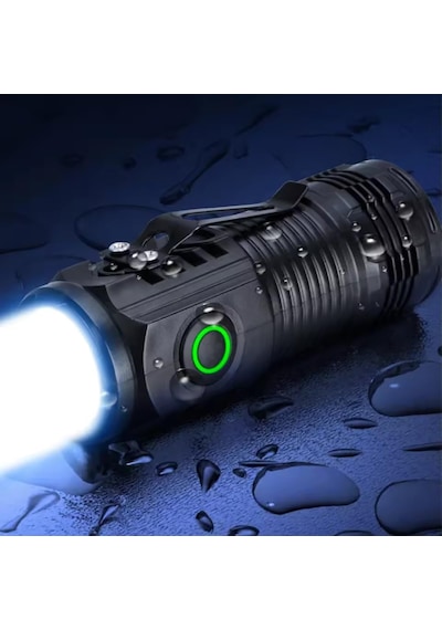 Tr El Feneri Led Usb Şarjlı-ultra Güçlü Parlak Mini Boy El Feneri Enerji Sınıfı A++ Ortam Lambası Deprem,polis,