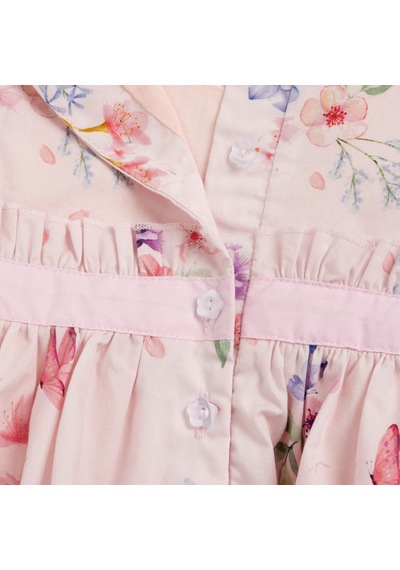 Chicco Kız Bebek Kısa Kollu Elbise 09101841000000 000011 Pembe