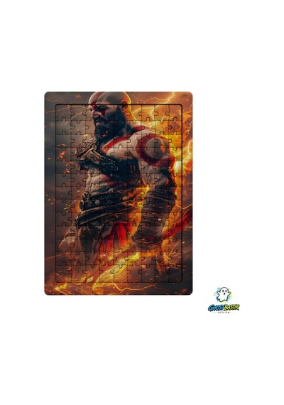 Ghostbastır Design God Of War 99 Parça Ayaklı Puzzle Dekoratif Çocuk Yapbozu 0156
