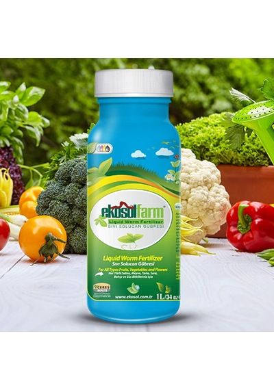 Ekosolfarm Easy Way Hortum Ucu Sprayer + 1 Litre Ekosolfarm Sıvı Solucan Gübresi - Çim Ve Tüm Bahçe Bitkileri İçi Diğer