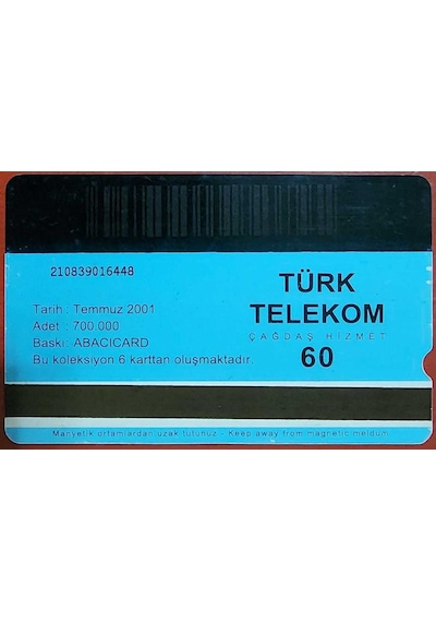 Binmek İçin Bisiklet Çok Ama Sen Teksin Telefon Kartı 60'lık. Temmuz 2001.