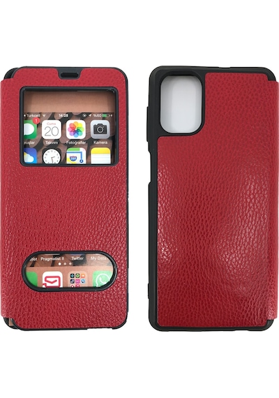 Samsung Uyumlu Galaxy M51 Için Nettech Pencereli Kapakli Kilif 481826287