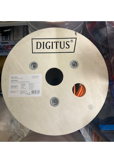 Dıgıtus Cat 6 Halogen Free U/utp Lszh Dk-1613 500 Metre23awg Turuncu