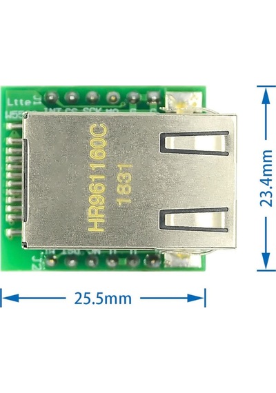 Wiznet W5500 Mini Ethernet Modül 3.3v Spı Tcp/ıp Udp Network Ağ Lan Haberleşme