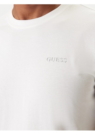 Guess Erkek T Shirt Z6rı17 I3z14 G018 Beyaz Beyaz