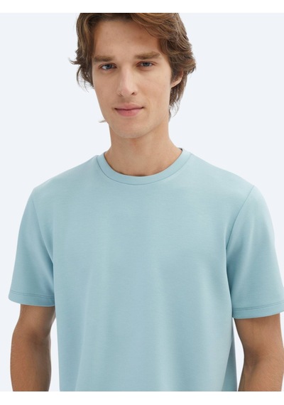 Kip Mint Düz Bisiklet Yaka T-shirt Mint