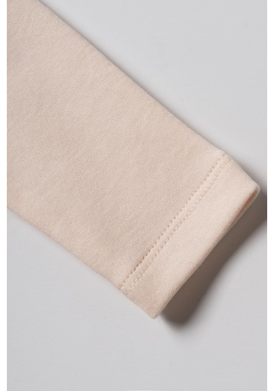 Babycosy Organic Wear Bebek 2li Uzun Kollu Badi %100 Organik Pamuk, Bebek Ve Yenidoğan Serisi - Csy8202 Cream