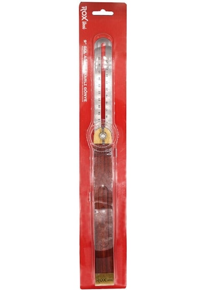 Rox Wood 7'' Gül Ağacı Ayarlı Marangoz Gönye 22 Cm