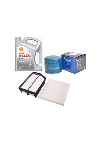 Bakım Seti Hyundaı Elantra 1.6 Benzinli 2011-2016 + Shell Helıx Hx8 5w30