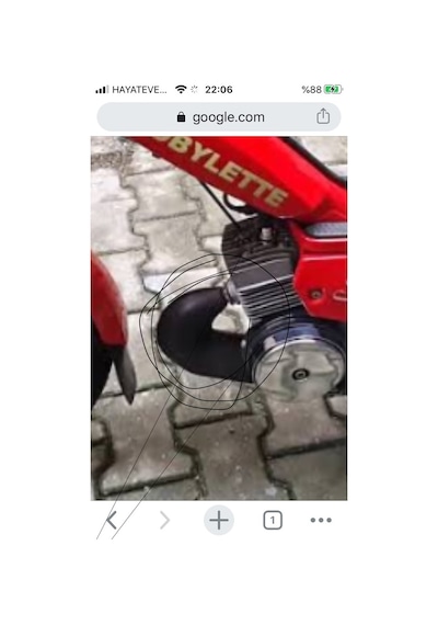 Mobylette Av10 Eksoz Tüm Somunlu Modeller  Kalite