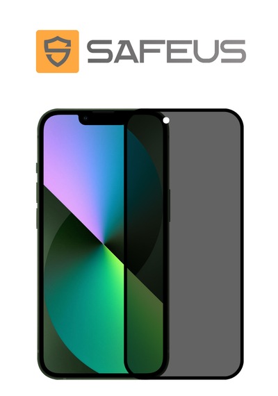 Safeus Tam Kaplayan Hayalet Parmak İzi Bırakmayan Safir Ekran Koruyucu Cam , Apple Uyumlu iPhone 13 İle