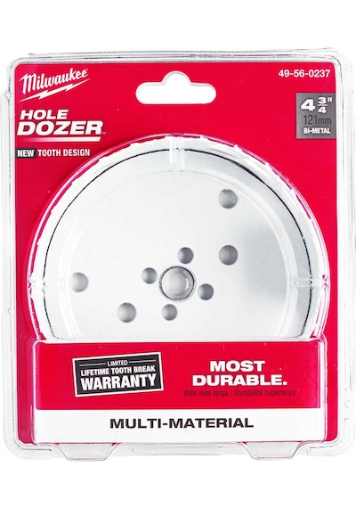 Milwaukee 121 Mm %8 Kobaltlı Bi-metal Endüstriyel Seri Panç