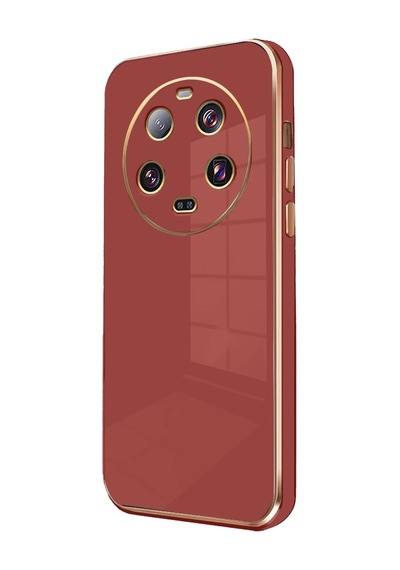 Xiaomi Mi 14 Ultra Uyumlu Kılıf Volet Silikon - Kırmızı