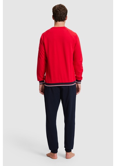 U.S. Polo Assn. Erkek Kırmızı Pijama Takımı 50333239 Vr030