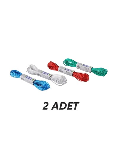 10 Metre Polyester Ipek Ip Çamaşır Ipi Çok Amaçlı Ip 2 Adet Diğer