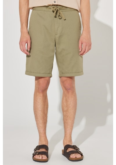 Lee Regular Fit Normal Kesim %100 Pamuk Normal Bel Haki Chino Şort L231406801 Haki