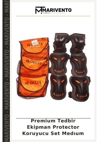 Premium Tedbir Ekipman Protector Koruyucu Set Medıum Çok Renkli