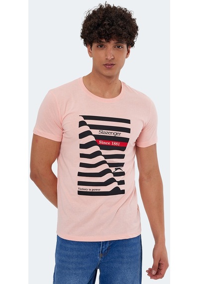 Slazenger KATELL IN Erkek Tişört Somon