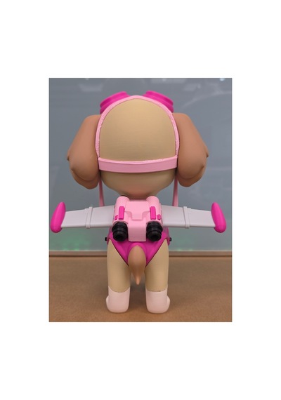 Skye Paw Patrol Figür 20 Cm-3d Baskı-kolleksiyonluk Biblo