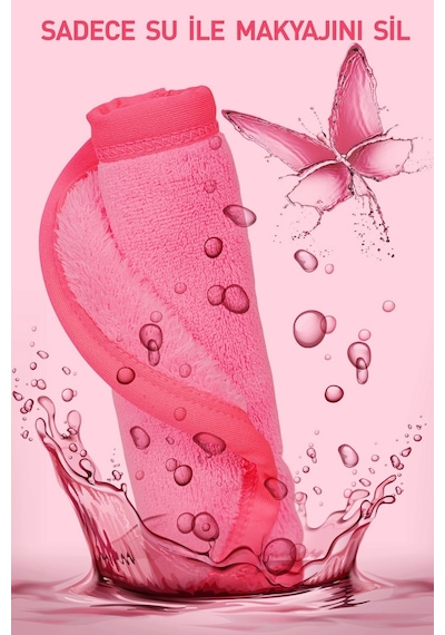 Makyaj ve Yüz Temizleme Mucize Puf Silici Sadece Su Ile Makyaj Temizleme Makeup Cleaner