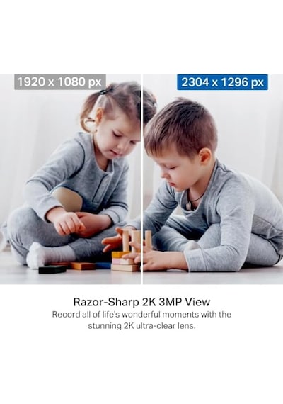 Tapo Tp-link C211 2k 3mp Yatay Ve Dikey Ev Güvenliği Wi-fi Kamerası