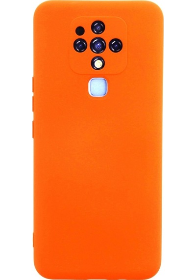 Durukar Tecno Camon 16 Kılıf Nano İçi Kadife Silikon - Turuncu