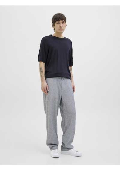 Jack & Jones Erkek Bisiklet Yaka Triko - William - 12275451 Night Sky