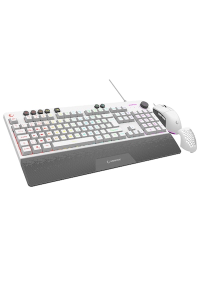 Gaming Oyuncu Klavye Mouse Set Eclıpse Beyaz Usb Rgb Aydınlatmalı Q Klavye Diğer