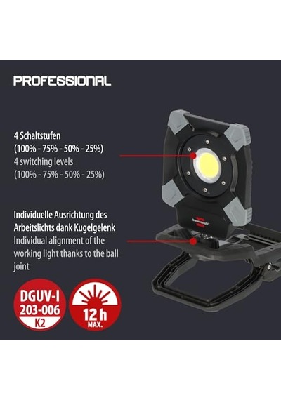 Hibrit Özellikli Dış Mekan Ip65 Lisanslı 50w 6800 Lümen 5 Metre Kablolu Şarjlı Led Projektör Genel